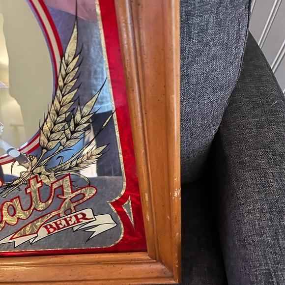 Beautiful vintage bar beer mirror; Blatz/Milwaukee,very-good cond; pick up 44134 - Picture 7 of 15